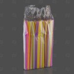 Трубочки для напитков пластиковые d-5-7мм