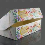 Коробки бумажные для кондитерских изделий праздничная