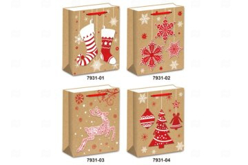 картинка Пакет ламинированный 32*26*10см вертикальный 12шт НГ SCW719-ABCD Мир упаковки