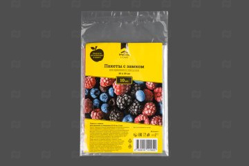 картинка Пакет с замком для хранения и заморозки 200*300мм Impacto Home (10шт) Мир упаковки