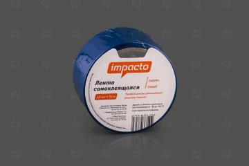 картинка Скотч в инд упак синий 48мм*36м Impacto Мир упаковки