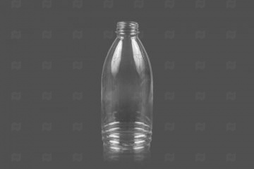 Купить Бутылка 1000мл горло d-28мм (70шт) с крышкой  прозрачная . Мир упаковки