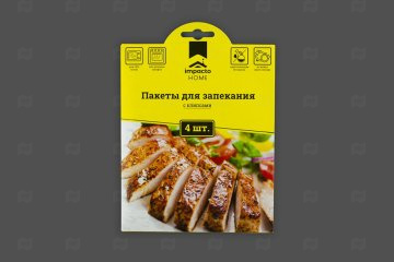 картинка Пакет для запекания 30*40см Impacto HOME 4шт Мир упаковки