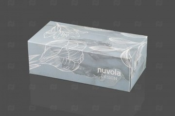 Купить Салфетки в коробке  NUVOLA Design Grey 2-х сл. (200 шт.). Мир упаковки