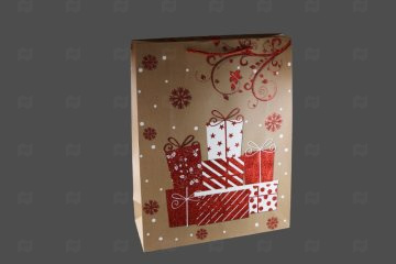 картинка Пакет ламинированный 40*31*12см Елочные игрушки НГ SCC453-ABCD Мир упаковки