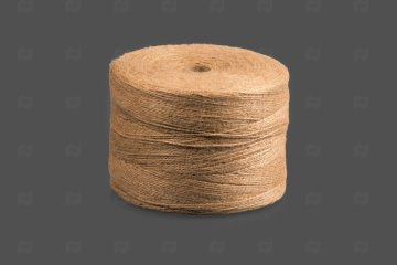 картинка Шпагат джутовый 1,5кг 1245м 1200текс 2-ниточный в боб полированный Мир упаковки