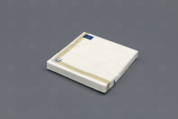 картинка Салфетки бумажные НГ 33*33см 3сл Золотая рамка 20шт Art Bouquet Origina Мир упаковки