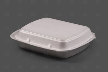 картинка Ланч-бокс без секций белый LB-1 247*208*63 (130шт) (ЛСП 24206-1) Мир упаковки