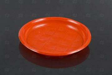 картинка Тарелка закусочная РР d-205 "fopos"  (50 шт.) Красная Мир упаковки
