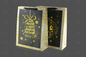 картинка Пакет ламинированный 32*26*10см Ассорти №90 НГ Мир упаковки