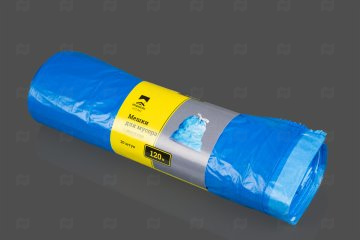 картинка Пакеты д/мусора ПНД с завязками Impacto home 120л 750*900мм 20мк 20шт Мир упаковки