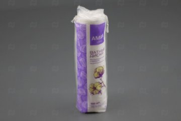 картинка Ватные диски 100шт Amra Мир упаковки