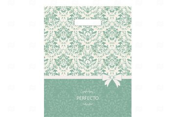 картинка Пакет с вырубной ручкой 37*30см 90мк Перфекто Нежность 25шт Мир упаковки