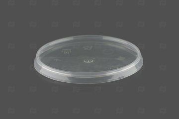 картинка Крышка к банке круглая d-93мм прозрачная 1120шт ПТ Мир упаковки