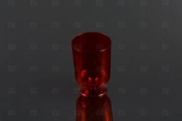 картинка Бокал для вина (0,2) Кристалл красный (10 шт.) Мир упаковки