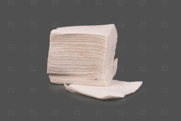 картинка Салфетки бумажные 24*24см 1сл белые 100шт Мир упаковки