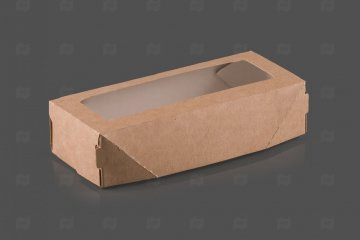 Купить Упаковка ECO TABOX PRO c окном 500 (170*70*40) (500шт.) . Мир упаковки