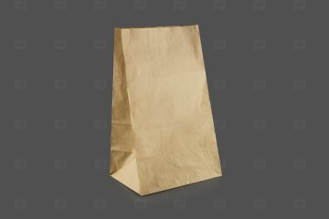 картинка Пакет бумажный с прямоугольным дном без ручек крафт 180*120*290мм 50гр/м2 Мир упаковки