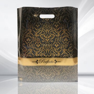 картинка Пакет с вырубной ручкой 48*42см 90мк Перфекто Бисмарк 25шт Мир упаковки