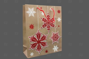 картинка Пакет ламинированный 32*26*10см Елочные игрушки НГ SCC453-ABCD Мир упаковки