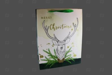 картинка Пакет ламинированный 40*31,5*12см Рождество НГ SCW691-ABCD  Мир упаковки