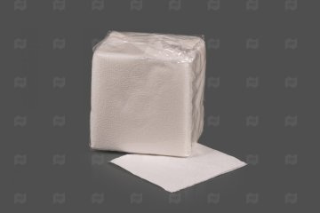 картинка Салфетки бумажные 24*24см 1сл белые 80шт Solfi Мир упаковки