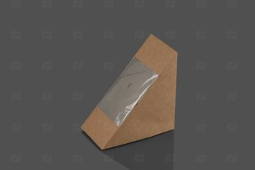 картинка Контейнер бум д/сэндвича 125*125*70мм CSB-70 600шт Мир упаковки