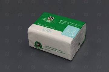 картинка Салфетки бумажные в мягкой упаковке 2сл 200шт One Time Мир упаковки