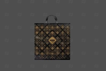 картинка Пакет с петлевой ручкой 40*40см 100мк Квадро 25шт Мир упаковки