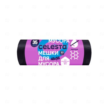 картинка Мешки д/мусора GREEN 7мк 35л 30шт CELESTA Мир упаковки