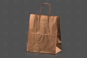 картинка Пакет бум с круч ручками крафт 240*140*280мм 70гр/м2 Мир упаковки