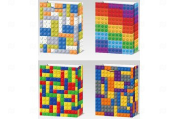 картинка Пакет ламинированный 40*31*12см 12шт SCW796-ABCD  Мир упаковки