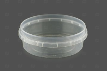 картинка Банка ПП 125мл круглая прозрачная d-93/h-32мм б/крышки с к/з 560шт ПТ Мир упаковки