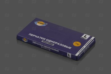 картинка Перчатки TPE прозрачные L 100шт AVIORA Мир упаковки