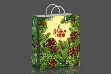 картинка Пакет софтпласт 23*27*10см 150мк Сибирская красавица НГ Мир упаковки