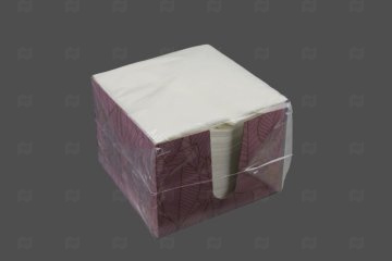 картинка Салфетки бумажные 24*24см 2сл в картонном боксе Адель 85шт Pero Мир упаковки