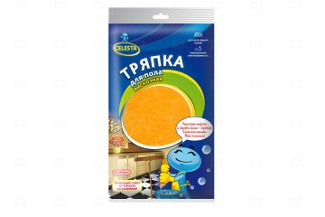 картинка Тряпка для пола вискозная 50*60см 1шт CELESTA Мир упаковки