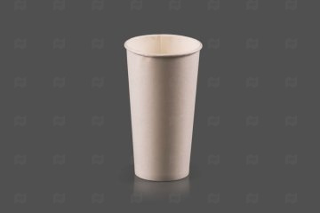 картинка Стакан бумажный 500мл 1сл белый 45шт  Мир упаковки