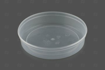 картинка Банка ПП 300мл круглая шайба прозрачная d-145/h-35мм б/крышки б/замка 400шт ПТ Мир упаковки