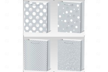 картинка Пакет ламинированный 24*18*8см 12шт SCW774-ABCD Мир упаковки