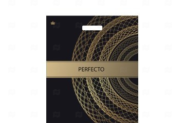 картинка Пакет с вырубной ручкой 48*42см 90мк Перфекто Драйв 25шт Мир упаковки