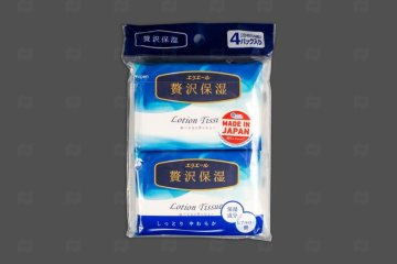 картинка Платочки бумажные 2сл белые 4уп по 14шт Elleair Lotion Tissue extra soothing  Мир упаковки