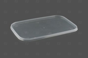 картинка Крышка к банке прямоугольная 182*124мм прозрачная 300шт ПТ Мир упаковки