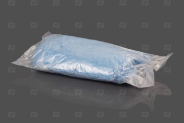 картинка Бахилы п/э голубые 1,8гр 100шт/уп  Мир упаковки