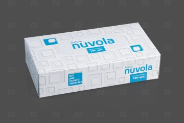 картинка Салфетки бумажные в коробке 2сл 150шт Nuvola deluxe Мир упаковки