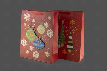 картинка Пакет ламинированный 32*26*10см Ассорти №83 НГ Мир упаковки