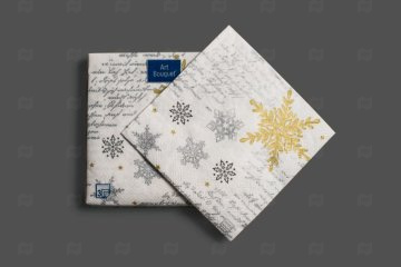 картинка Салфетки бумажные НГ 33*33см 3сл Royal 20шт Art Bouquet Origina Мир упаковки