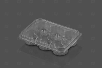 картинка Контейнер УК-22 196*138*42мм 6 секци ПЭТ
 Мир упаковки