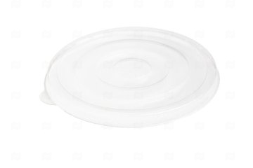 картинка Крышка к контейнеру 1300мл 188*17мм прозрачная РР Round Bowl 1300 flat Мир упаковки