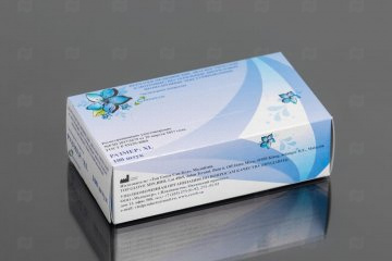картинка Перчатки нитриловые 3 гр Голубые "CEREBRUM" XL (уп. 50 пар) Мир упаковки